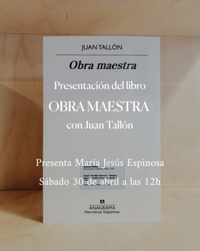 Presentación Obra Maestra de Juan Tallón