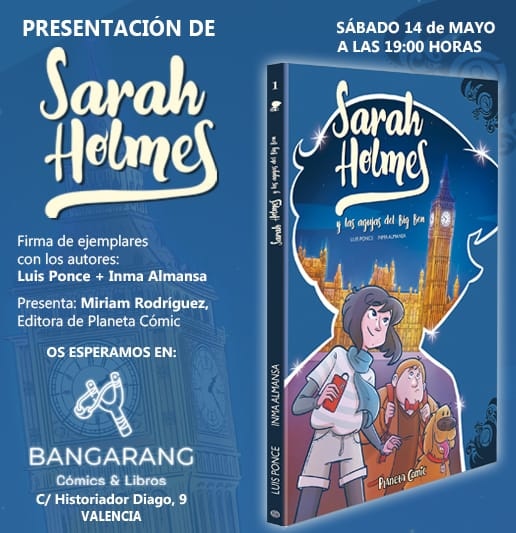 Presentación Sarah Holmes de Inma Almansa